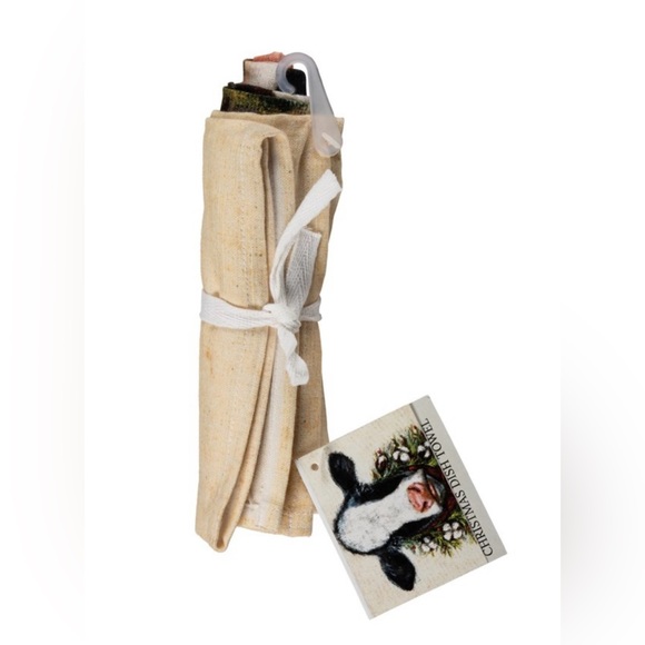 *Christmas Calf Kitchen Dish Towel - Picture 10 of 12